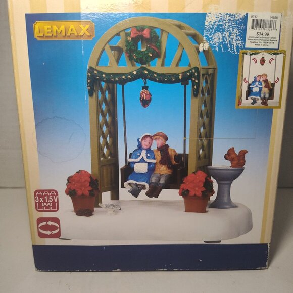 Lemax Swinging Couple Christmas Village Figurine – READ – Doesn’t Work - Picture 1 of 10